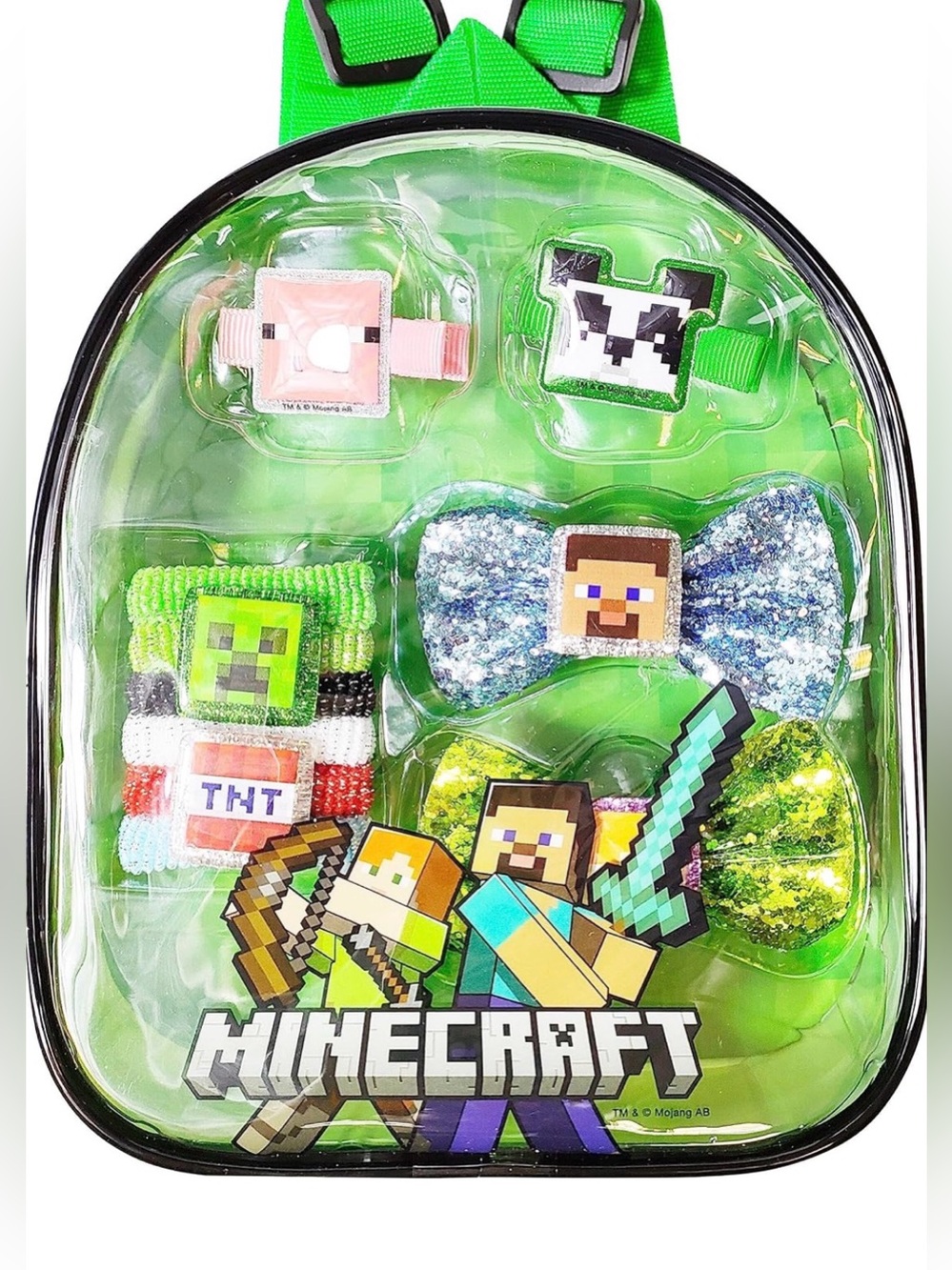 Minecraft Kids Hair Accessory Set - NWT - Picture 3 of 10